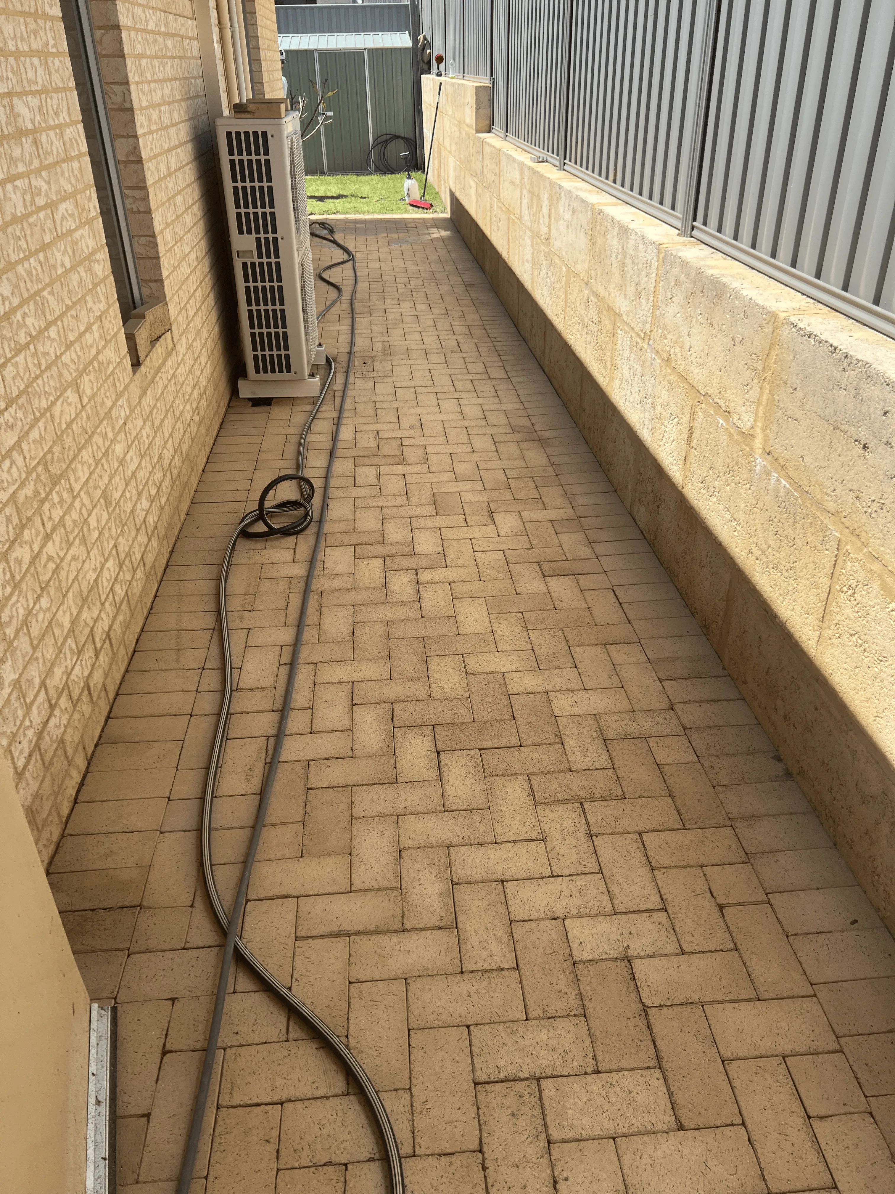 Brick cleaning in Hillarys, Perth — after
